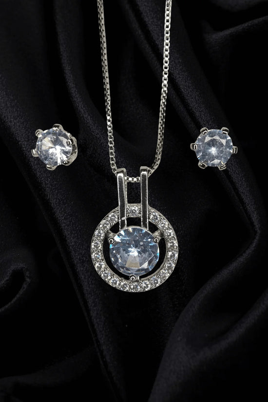 Classic Crystal Pendant Set