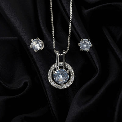 Classic Crystal Pendant Set
